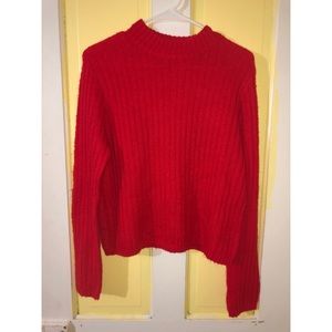 Red sweater
